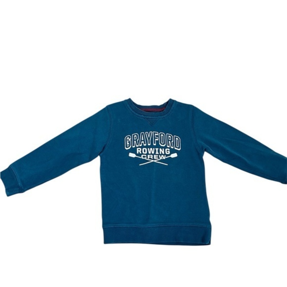 H&M Blue Crew Graphic Sweatshirt for Kids
